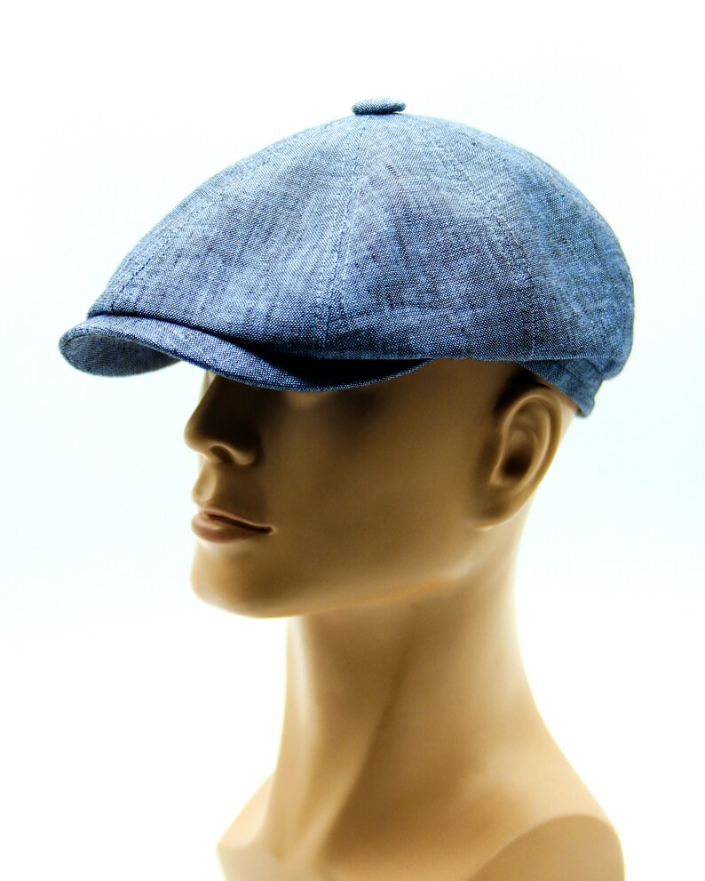 Men's Summer Linen Cap Best Newsboy Hat. Etsy