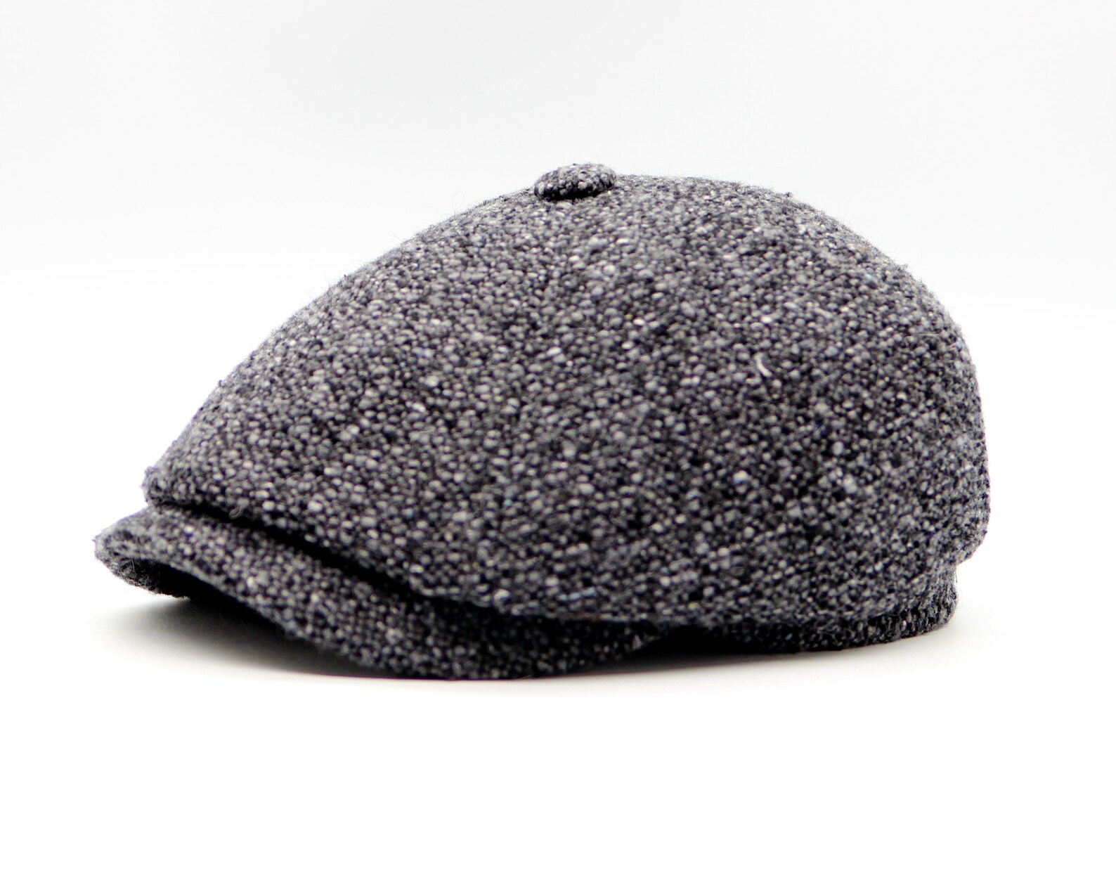 Men's Wool Tweed Newsboy Cap Grey. Etsy