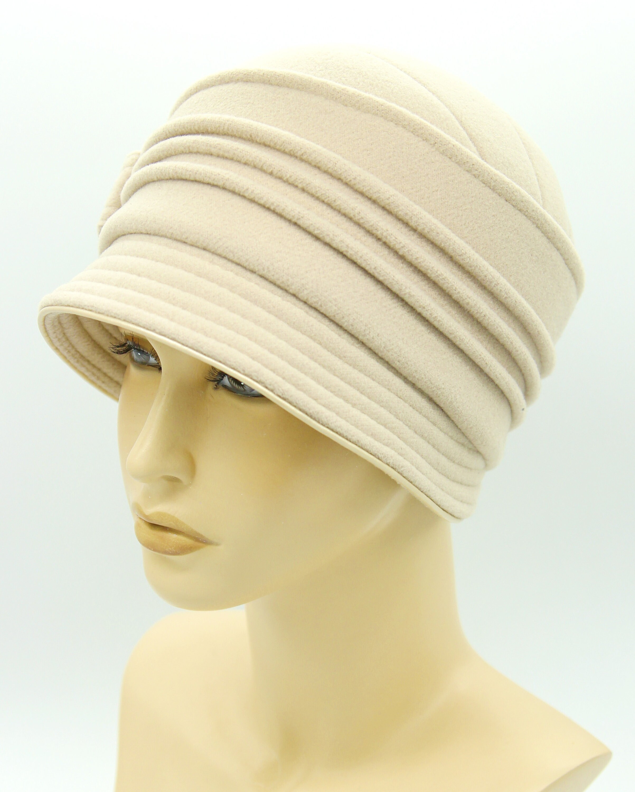 Women's Cloche Hat made of Cashmere Victoria Cloche Etsy
