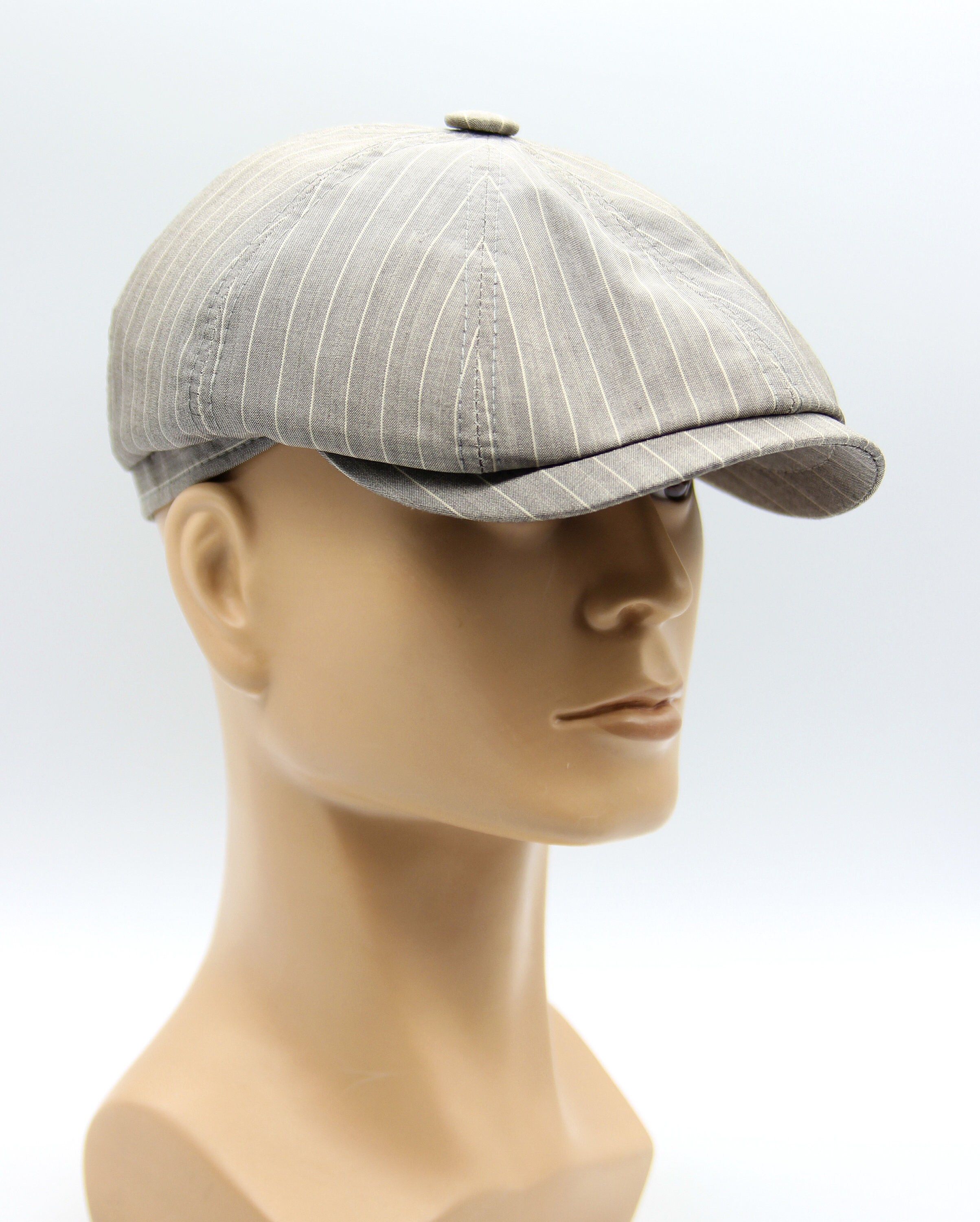 Newsboy Cap Men's Summer Cotton Trendy Hat - Etsy