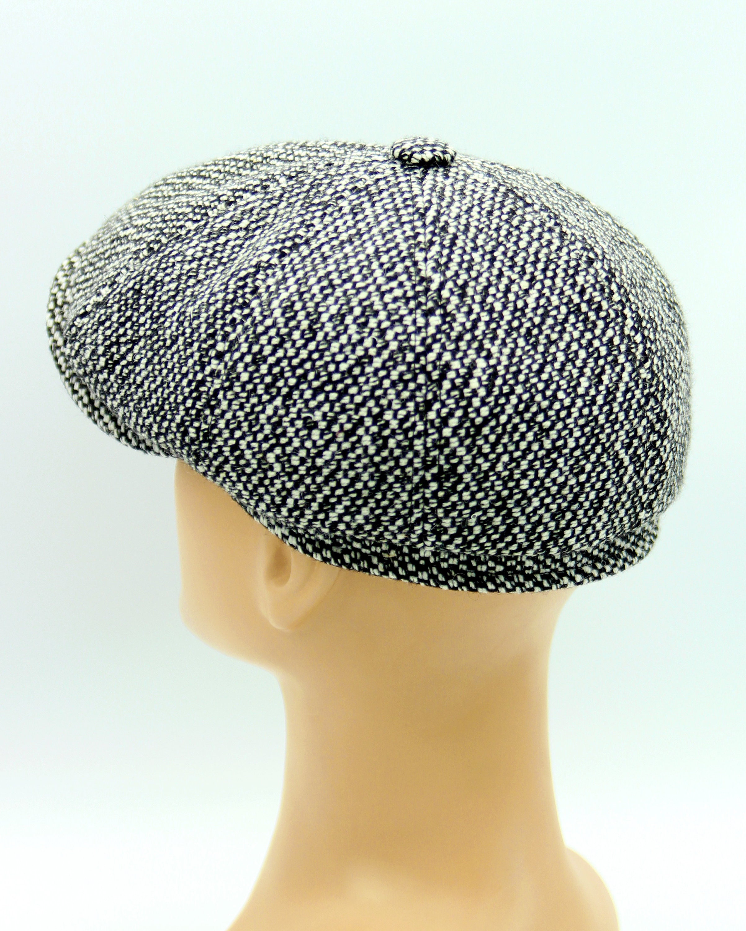 Mens Newsboy Cap Grey Color Etsy