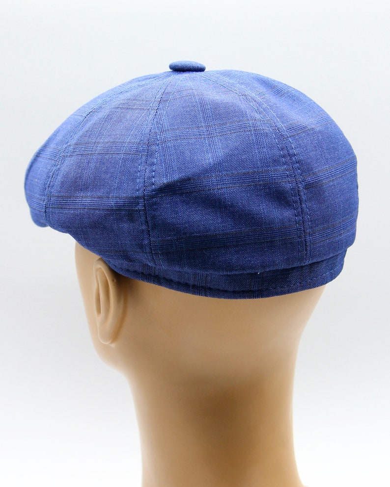 Men's Newsboy Cap is Light Blue Summer Hat. Etsy