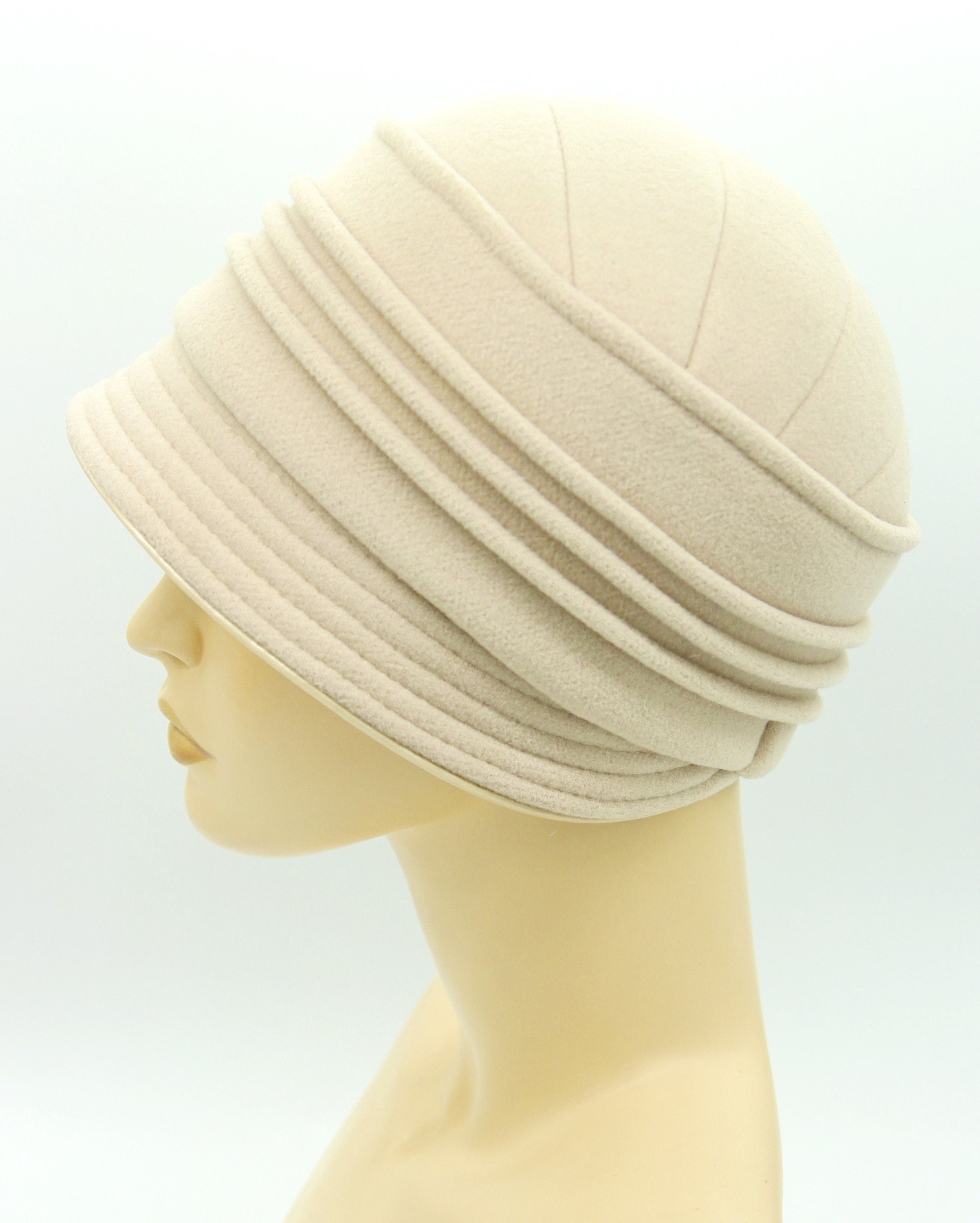 Women's Cloche Hat made of Cashmere Victoria Cloche Etsy