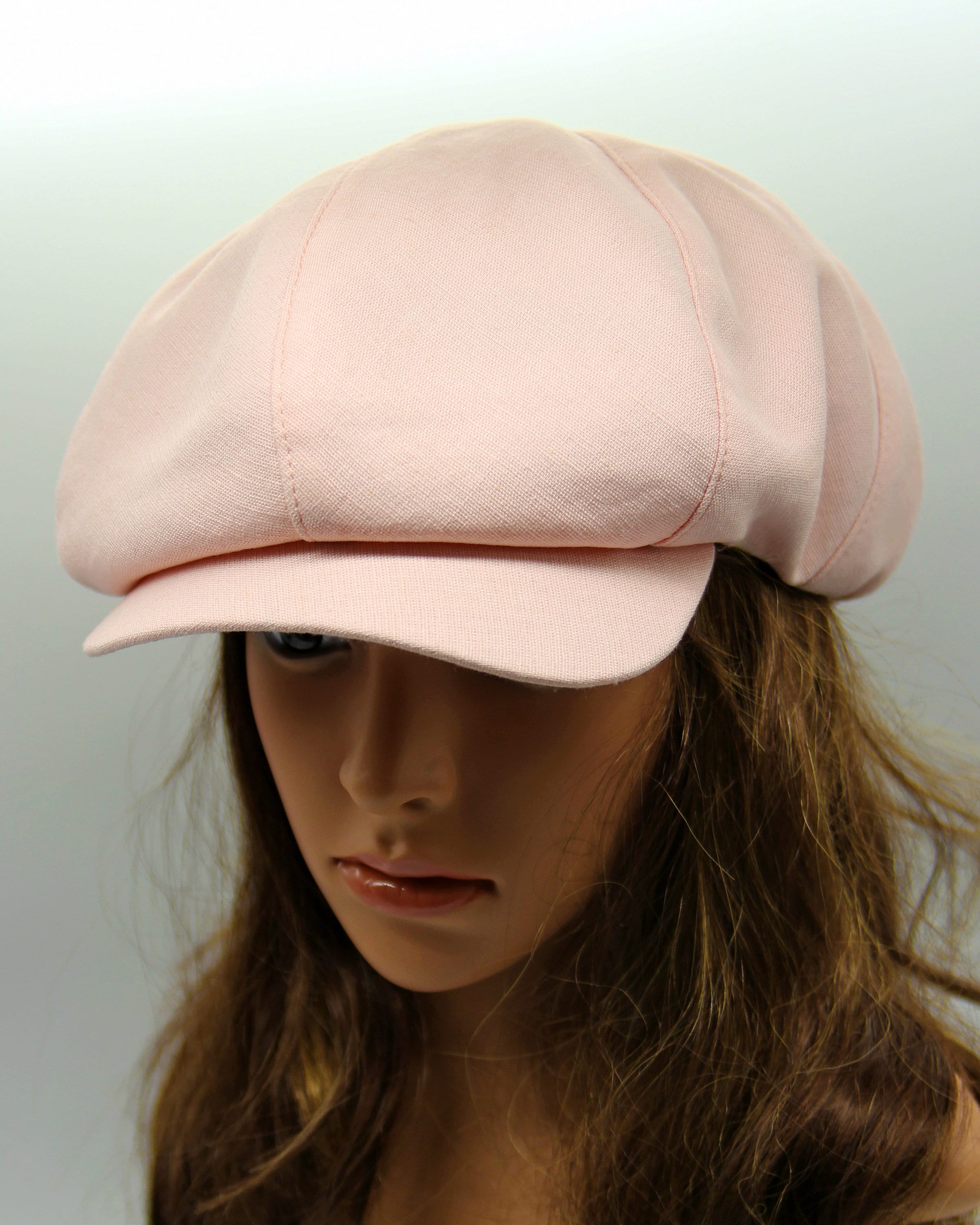 Women\'s Newsboy Cap Fiddler Caps Classic Beret Hat Fisherman Flat Hats Pink Buy Brixton Kayla Fiddler Fisherman Cap - Soft Pink Boucle  main image 2