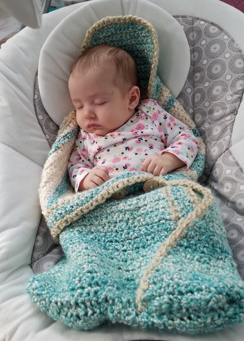Baby Snuggie Crocheted Sleep Sack Etsy
