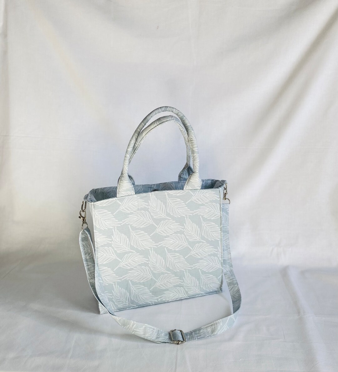 Amelia Mini Tote Bag, Tote Bag With Pockets, Small Tote Bag, Handmade, Gift Idea, Aesthetic Tote ...