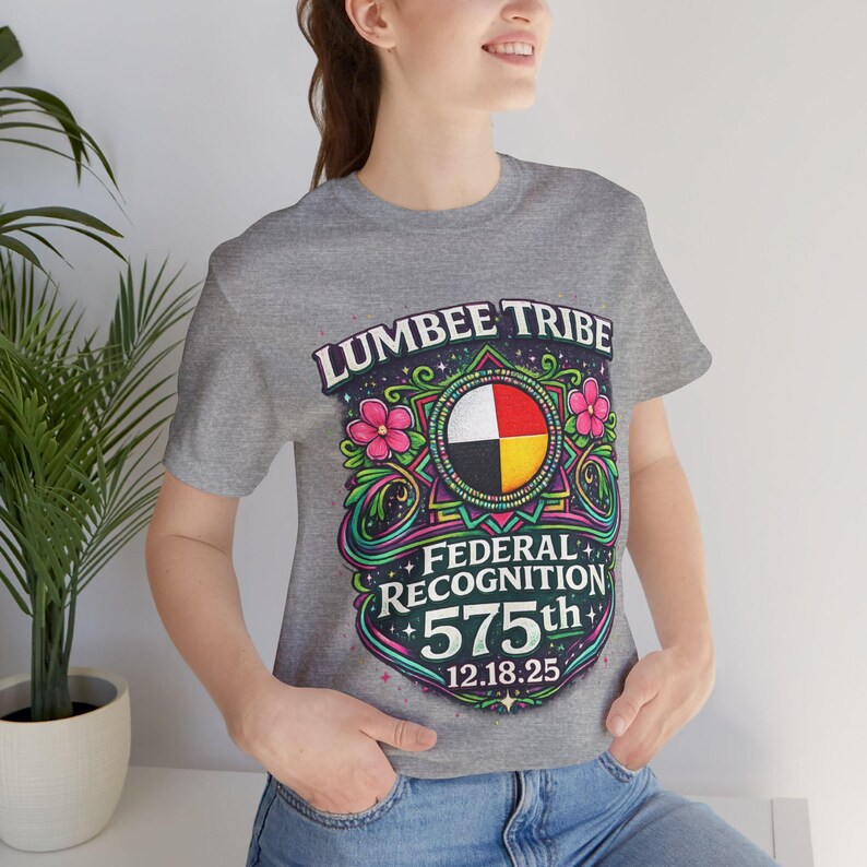 Lumbee Owned, Women's Lumbee 575th Federal Recognition Floral Tee - Etsy