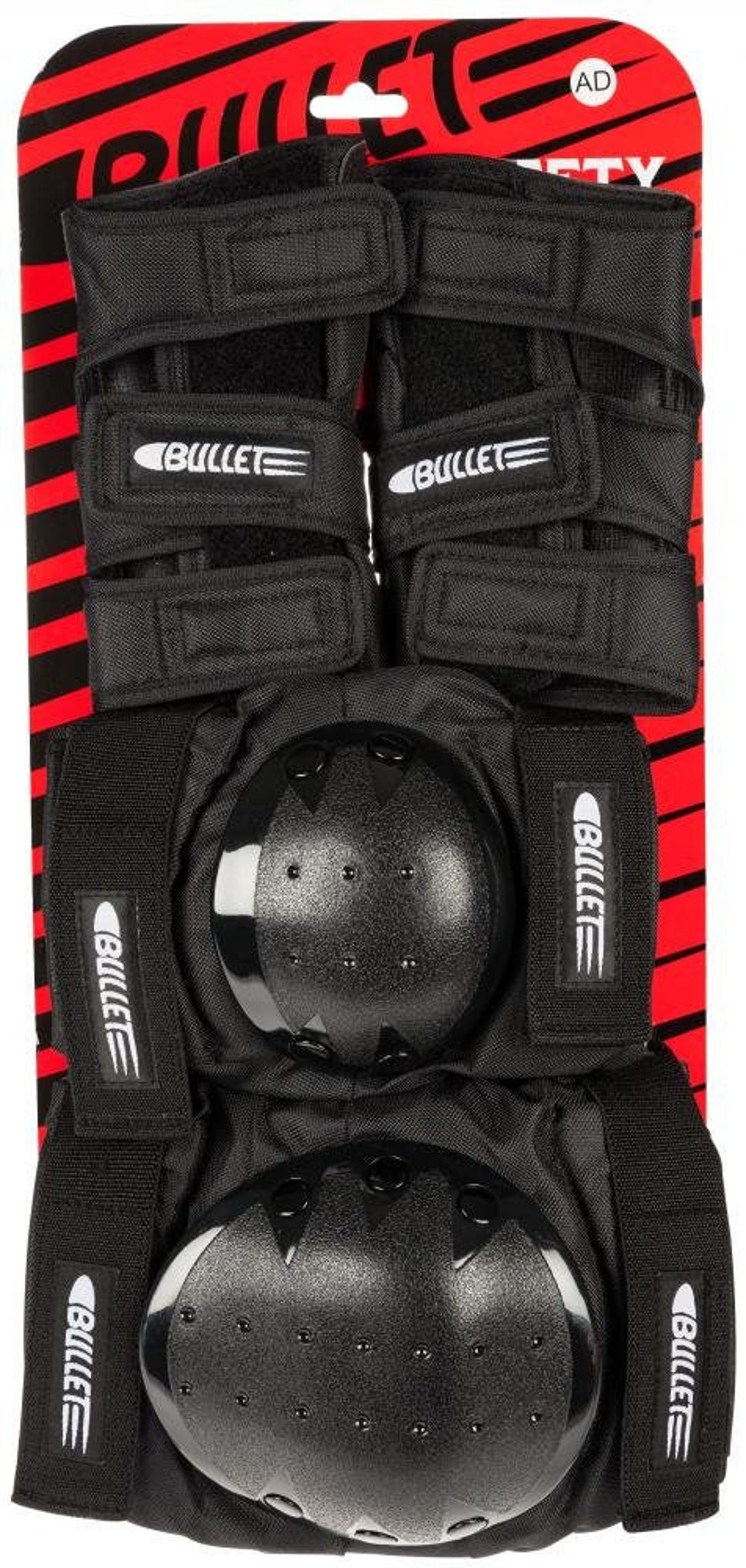 Bullet Deluxe Combo Skate Pad Set Protection Black Etsy
