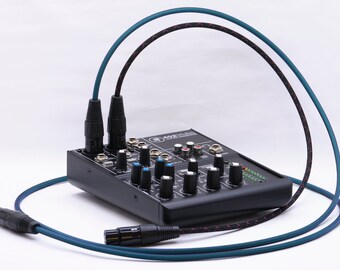 Custom cable for Microphones and sound interfaces 3 pin XLR and USB