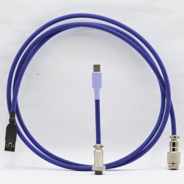 Mechanical Keyboard Cable With GX12/GX16 Detachable Connector