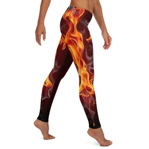 Fire and Flames Full Leggings - Full Leggings