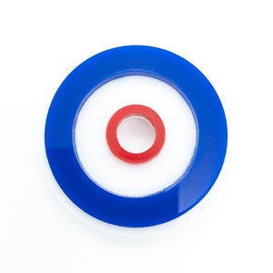 The Who Mod Stacked 45 RPM Record Adapter, Mod Record Adapter, Custom 45 RPM Adapter, Who Fan Record Tool, Record Player, 45 RPM Adapter