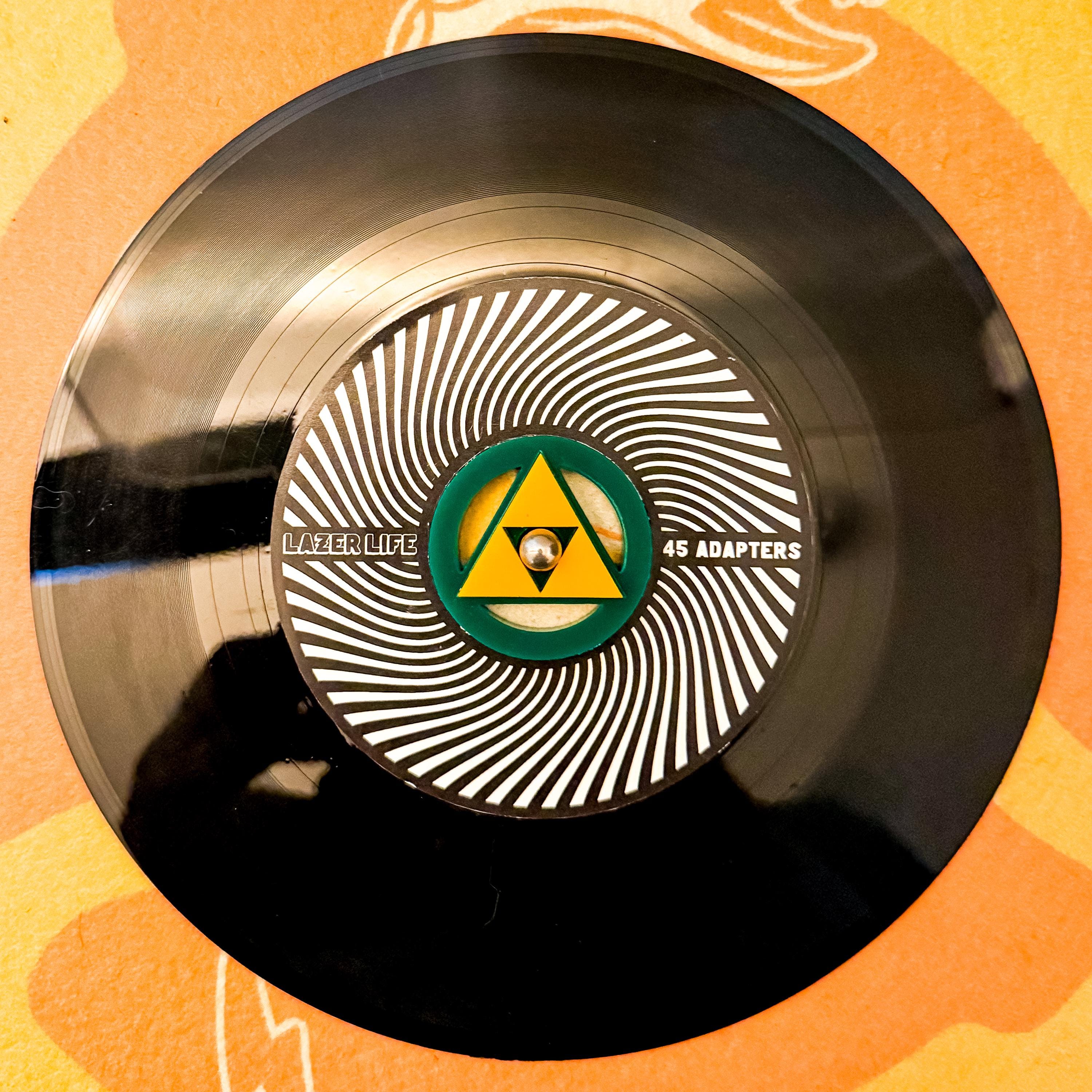 Triforce Record Adapter, Poke Ball Vinyl Tool, Acrylic 45 Rpm Insert ...