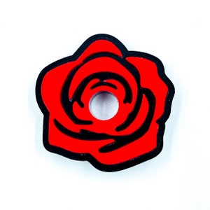 Rose Stacked 45 RPM Record Adapter, Record Player Adapter, Vinyl Record Adapter, Turntable Adapter, Vinyl Record Accessories, Music Gifts