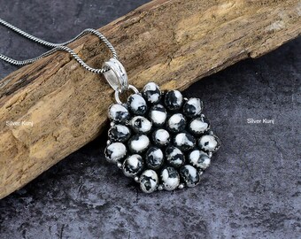 Navajo Buffalo Turquoise Sterling Silver Pendant: Statement Southwestern Style Jewelry