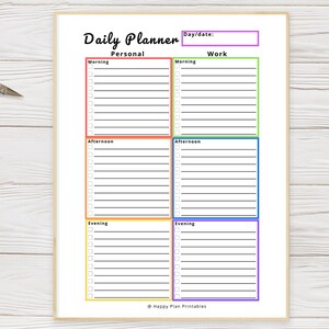 Printable Daily Planner