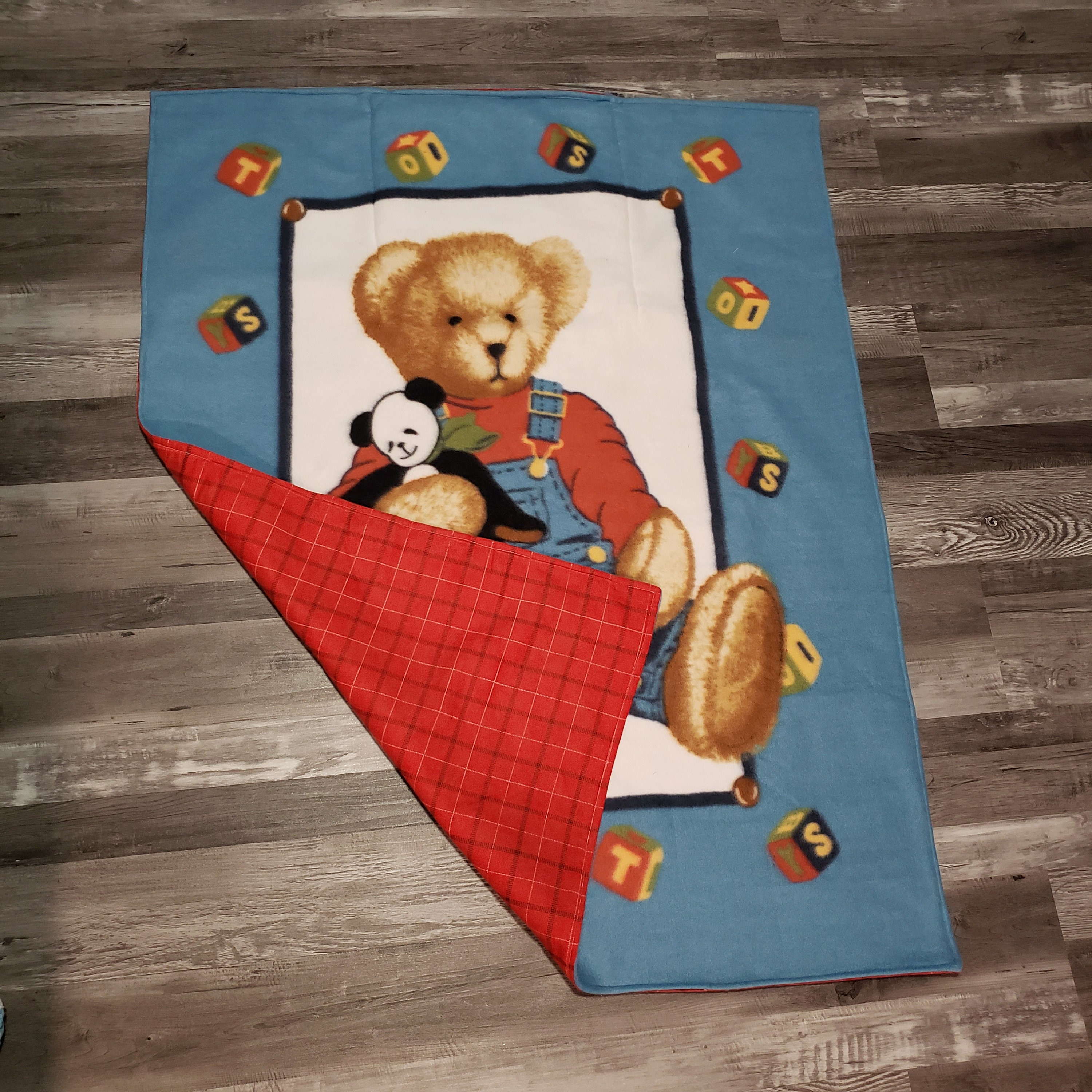 Teddy Bear Kids Blanket Child Blankets Fleece Blanket Etsy