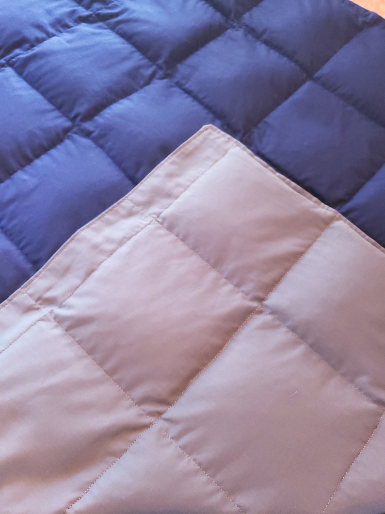 Weighted Blanket Indigo Poly Cotton First Color | Etsy