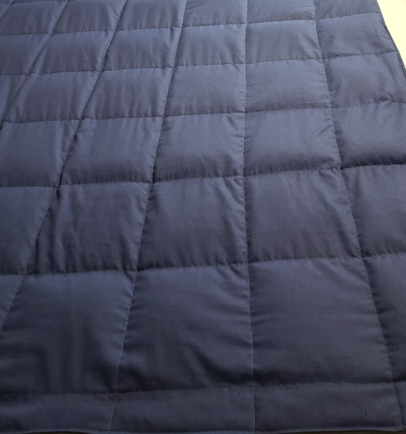 Weighted Blanket Indigo Poly Cotton First Color | Etsy