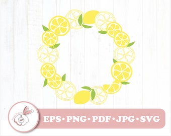 Download Lemon Frame Svg Etsy