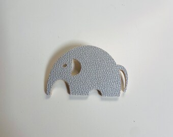 Broche éléphant, broche kawaii, broche mignonne, broche animale, bijoux en bois