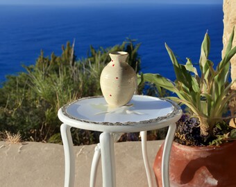 Ceramic vase, small ceramic vase, modern fun ceramic vase, decorative ceramic vase, boho ceramic vase, retro ceramic vase, pottery vase,