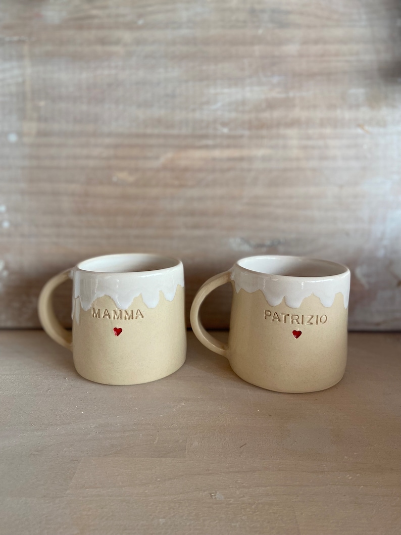Personalised Mug, Custom made mug, Mug with name, Mug with message, gift Mug, personalised Mug, Christmas Gift, Original Gift, drippy mug image 3