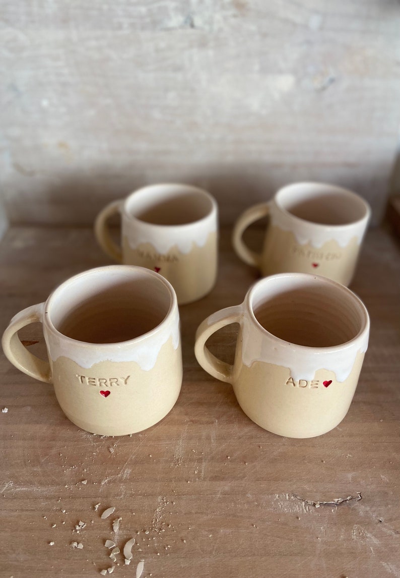 Personalised Mug, Custom made mug, Mug with name, Mug with message, gift Mug, personalised Mug, Christmas Gift, Original Gift, drippy mug image 9