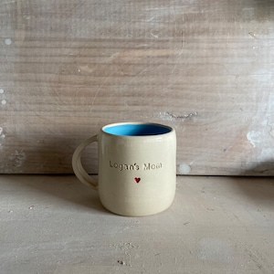 Mug personnalisé, Mug sur mesure, Mug avec nom, Mug avec message, Mug cadeau, Mug personnalisé, Cadeau de Noël, Cadeau original,Noël, azul claro