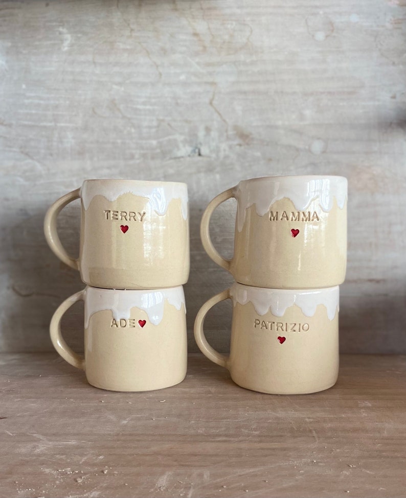 Personalised Mug, Custom made mug, Mug with name, Mug with message, gift Mug, personalised Mug, Christmas Gift, Original Gift, drippy mug image 10