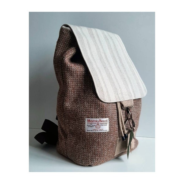 Harris Tweed handmade backpack