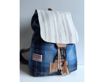 Harris Tweed handmade backpack