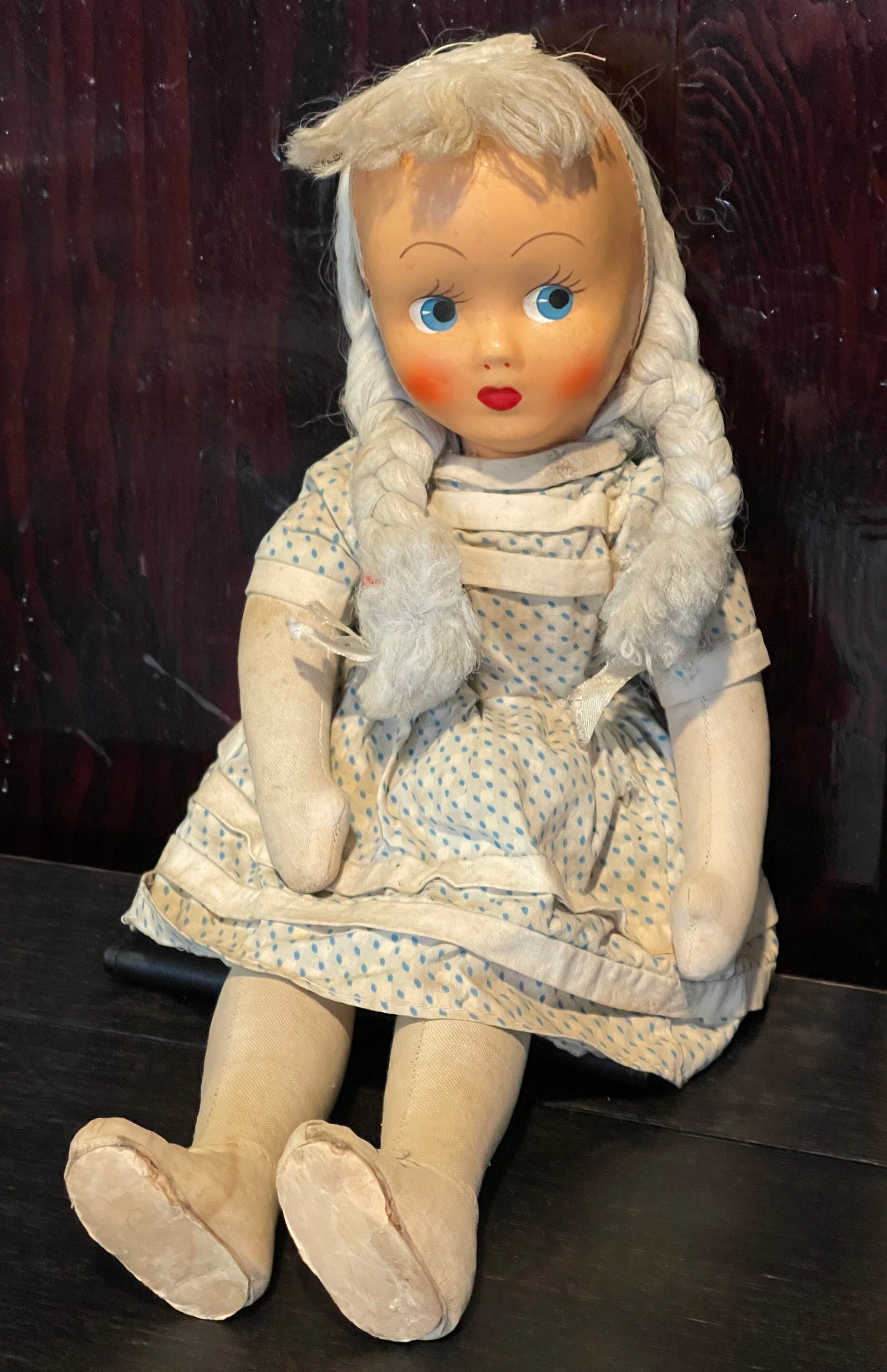 1950's Collectors 16 Celluloid Face Doll. Original Clothing - Etsy