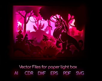 Free Free Lion King Shadow Box Svg 847 SVG PNG EPS DXF File