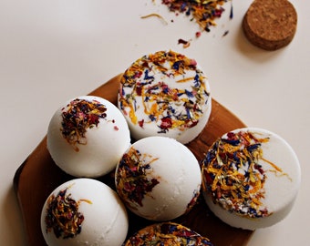 Lavender Wildflower Aromatherapy Handmade Bath Bombs