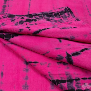 Pink Tie Dye Fabric Shibori Dress Fabric Cotton Fabric, Soft Beautiful Cotton Fabric, kimono Dress Sewing Fabric by the yard