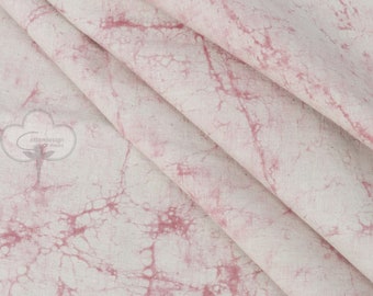 Pink Kashish Deep Dyed Fabric Hand Block Fabric Indian 100% Cotton Natural Light Weight Fabric Home Decor Fabric By The Yard