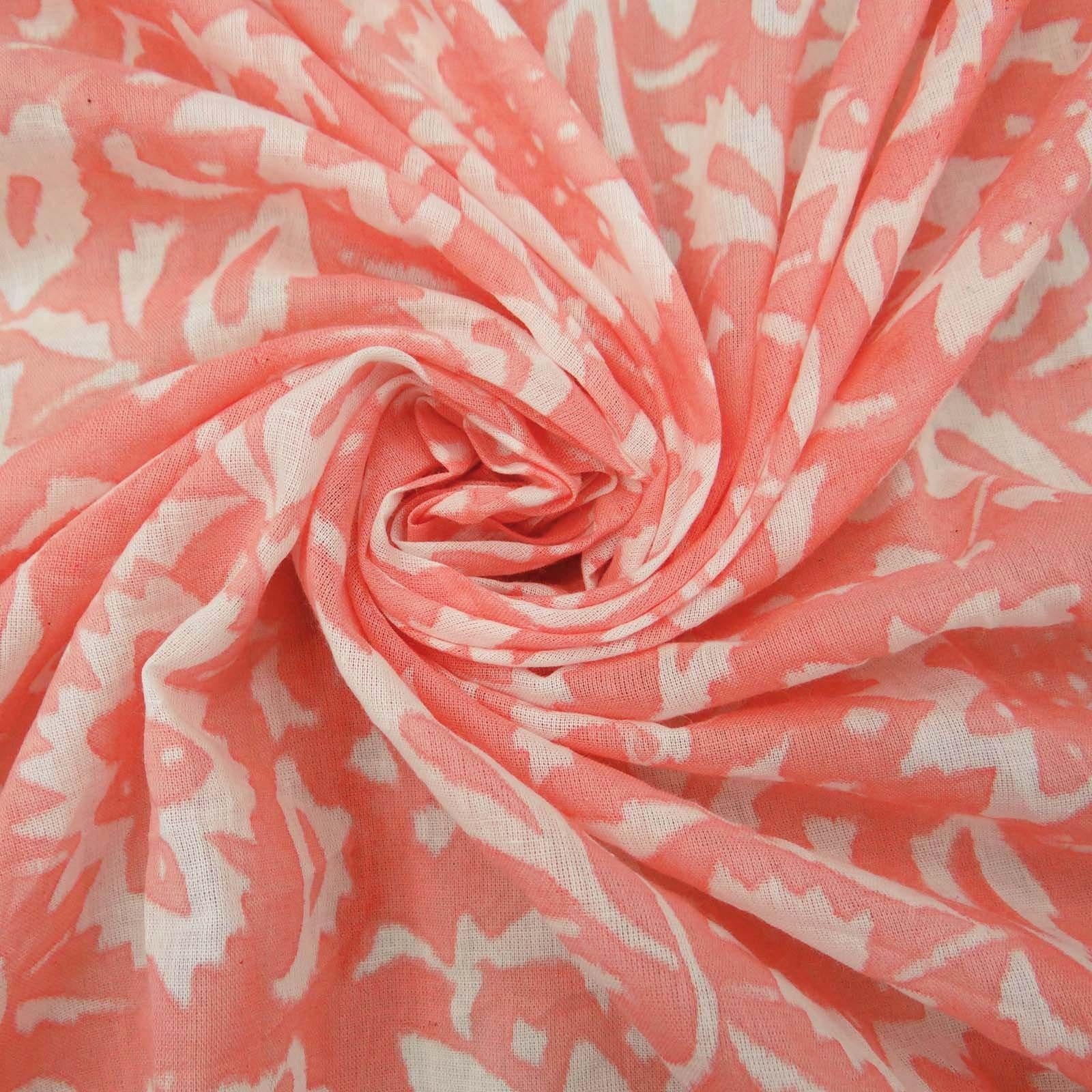 India Block Print Fabric Quilt Fabric Soft Lightweight Etsy