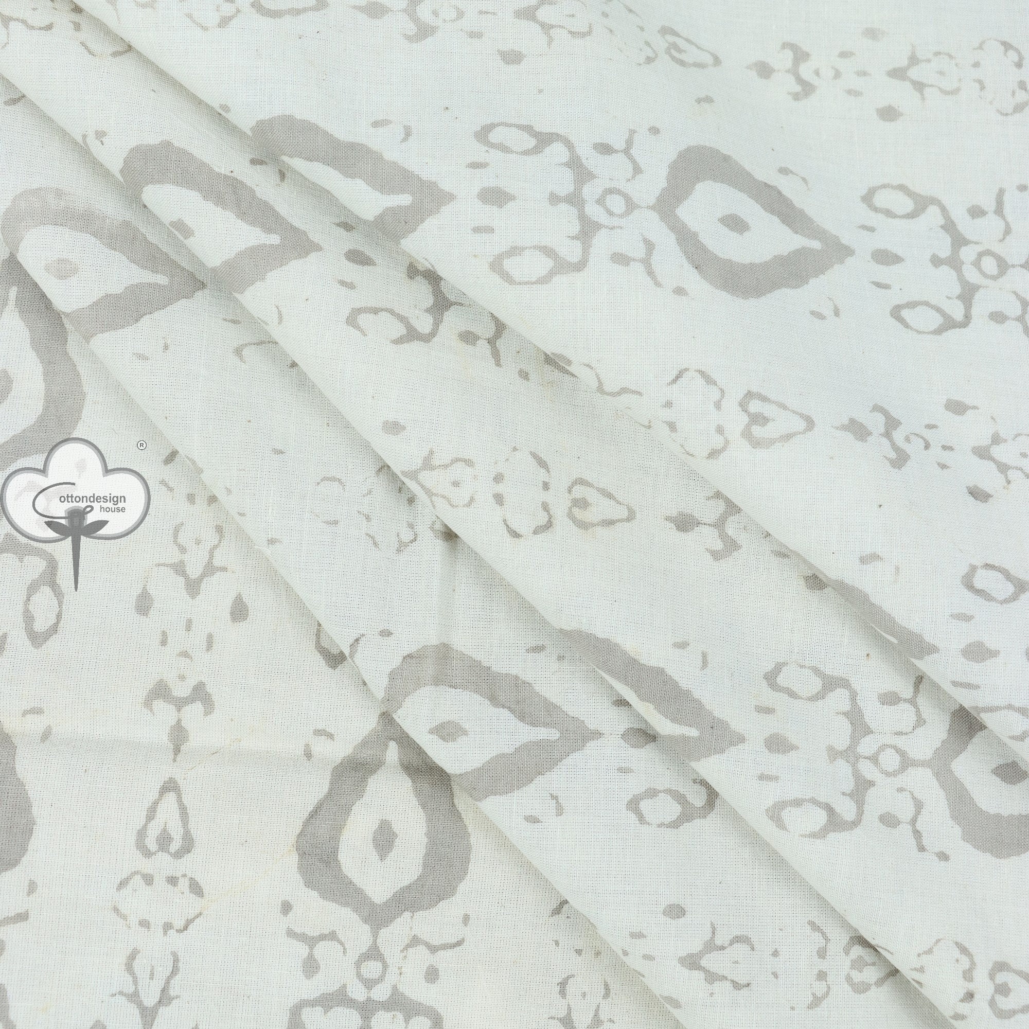 Leaf Indian Block Print Fabric Natural Hand Deep Dyed Mud Etsy