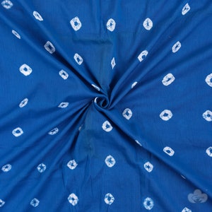 Bandhani Fabric Indian 100% Pure Cotton Light Weight Fabric Kids Dress Fabric Home Decor Fabric Sewing Running Fabric By The Yard