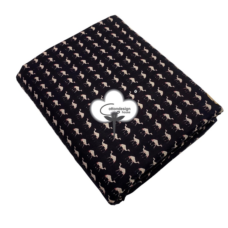 Indian Block Print Fabric Camel Print Fabric Indian Cotton Light Weight