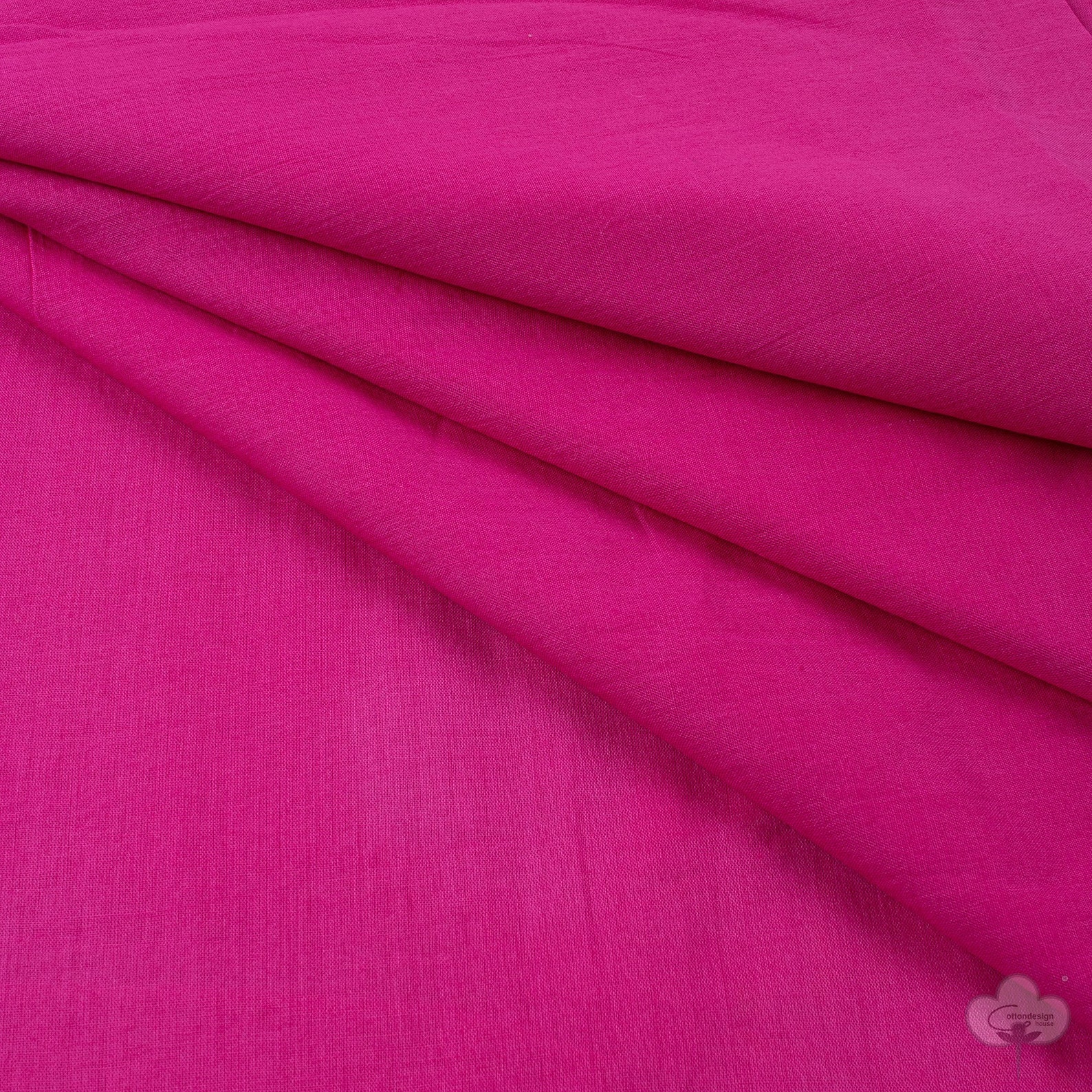 Dark Pink Solid Plain Fabric Indian 100 Pure Cotton Natural Light