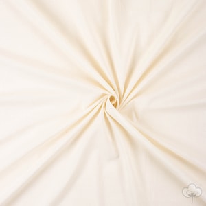 Light Weight Super Voile Quality Fabric Cream Color Plain Solid Crafts Fabric Indian Handmade Indian Cotton Natural Light Weight Fabric