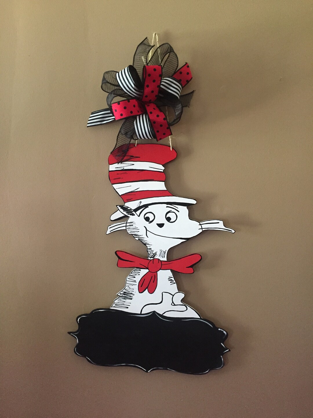 Dr Seuss Chalkboard Wall Hanger Dr Seuss Wall Decor Dr Seuss Etsy