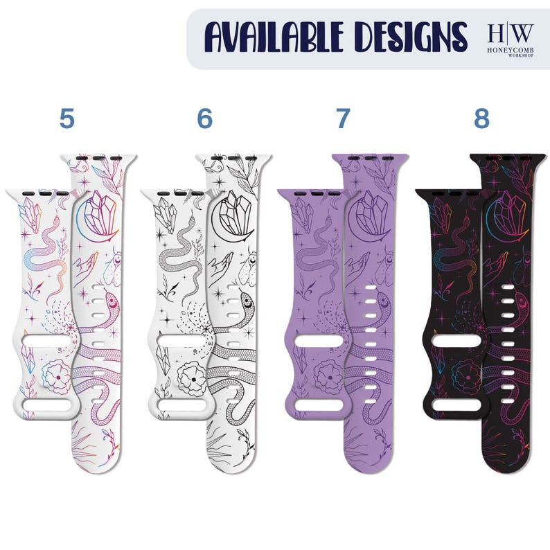 CELESTIAL printed band for Apple Watch 38mm 40mm 41mm 42mm 44mm 45mm 46mm 49mm S/M M/L All Series + SE + Ultra image 3