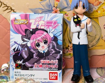 Y2K Bandai Pita Ten Mini Figur 2002 Higuchi Kotarou Nya Cat Gashapon Anime Sammler Japan Kawaii Kapsel Spielzeug