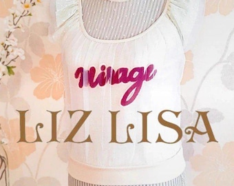 Liz Lisa “Mirage” Sheer Frill Mesh Blouse – Japanese Himekaji, Gyaru, Fairykei, Larme Kei Fashion Top