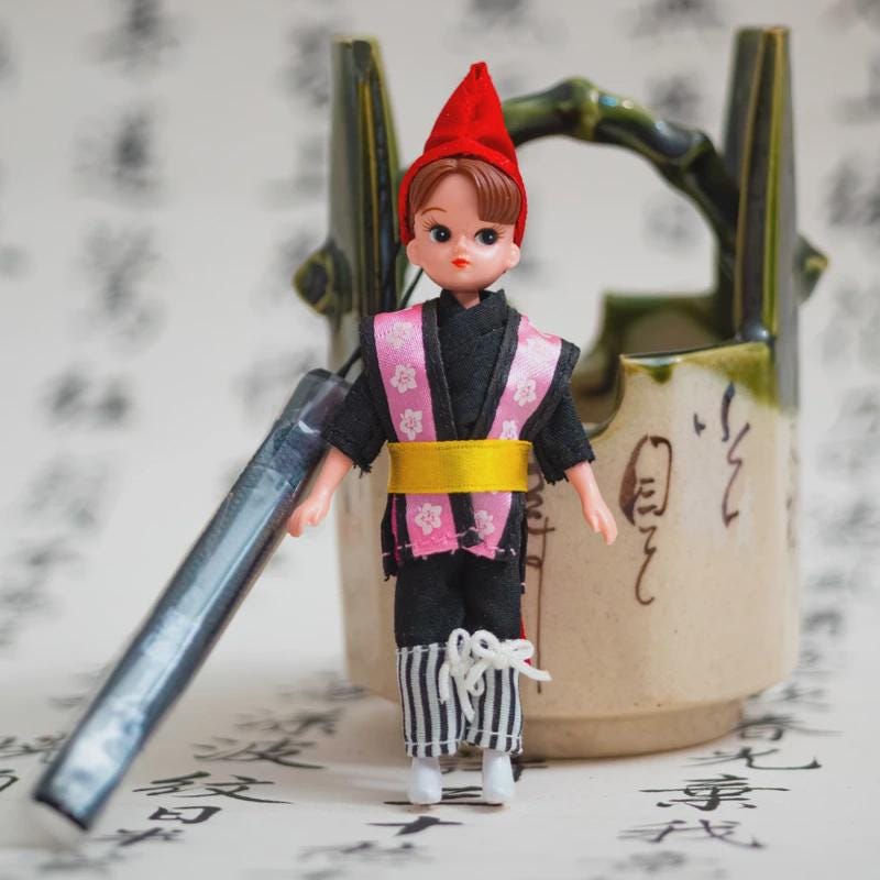 Takara Japan Doll Poupée Licca-Chan Jikei Nurse University Key Chain