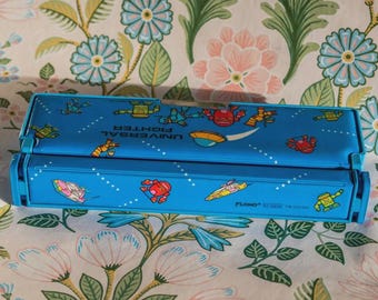 Vintage 80s 90s Flomo Universe Car Universal Fighter Pencil Case