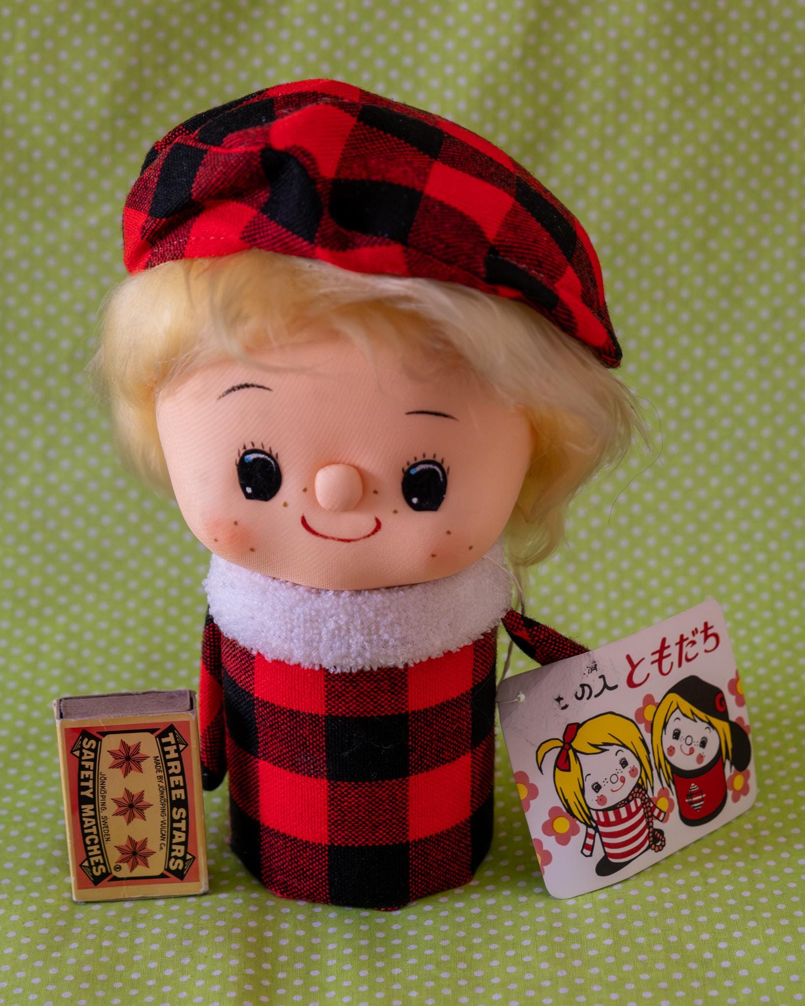 cute!ビンテージ　tiny tears コンポジション　ぺビースリープドール Rare Vintage Japanese Ponpetit Storage Doll Secret Container Kowa